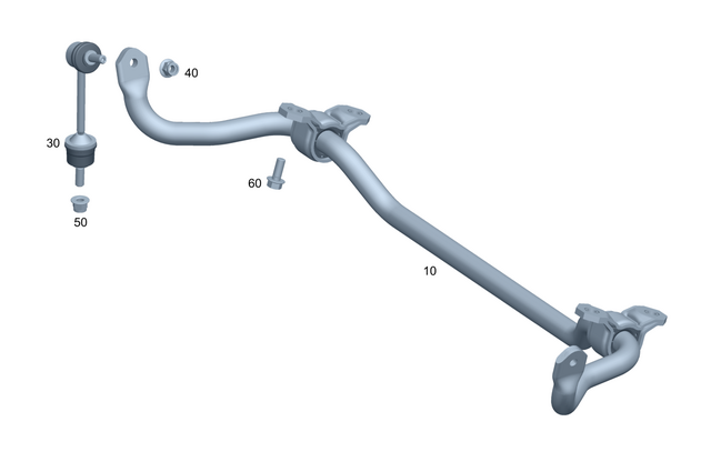 4633201200 - Springs, Suspension and Hydraulics: Torsion Bar Linkage for Mercedes-Benz: G500, G550, G580, G63 4x4 Squared AMG, G63 AMG Image image
