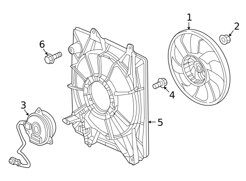 Condenser Fan for 2017 Honda Fit #0
