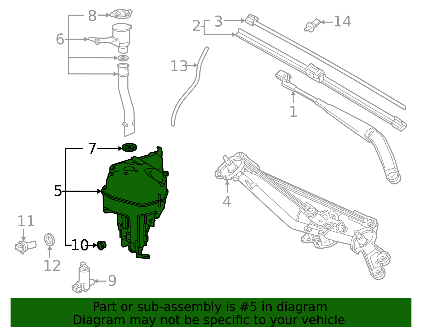 2024-2026 Toyota Reservoir 85315-60500 | Toyota Parts Express