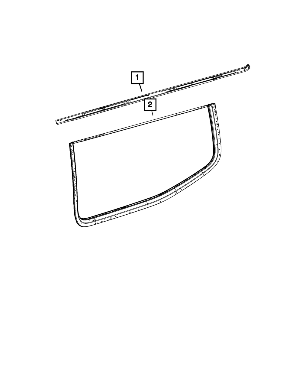アップルデスクトップ 2022-2023 Jeep Quarter Window Glass, Right 68346804AC | My