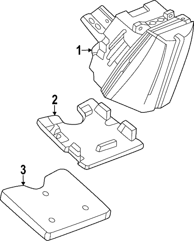 86777480 - : Part# 86777480 F Insulator for Cadillac: LYRIQ Image