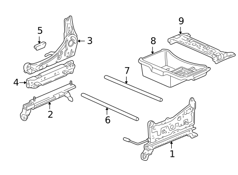 Tracks & Components for 2001 Honda CR-V #0