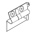 57M962283A - Body: Sensor Bracket for Volkswagen Image