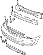 1F2Z17D957HAA - Body: Bumper Cover for Ford: Windstar Image
