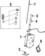 66828099 - Electrical: Antenna for Mercedes-Benz Image