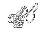19200R1AA01 - Cooling System: Water Pump for Honda: Civic Image