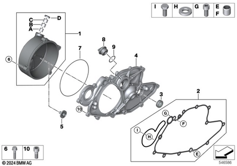 Housing Cover for 2010 BMW-Motorrad G 450 X #0