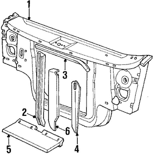 4741742 - Cooling System: Radiator Support for Mopar Image