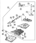 R5137566AB - Automatic Transaxle 4 Speed: Complete Valve Body for Chrysler: Pacifica, PT Cruiser, Sebring, Town &amp; Country, Voyager | Dodge: Caravan, Grand Caravan, Neon, Stratus Image
