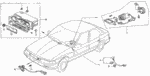 39397SA5003 - Body/Air Conditioning: BULB, NEO-WEDGE (14V 100MA) for Acura Image