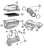 53032540AA - Fuel: Hose Clamp for Dodge: Ram 1500, Ram 2500, Ram 3500 Image