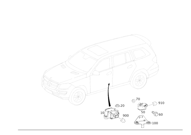 6540438164 - Electrical Equipment and Instruments: Contact Socket Housing for Mercedes-Benz Image image
