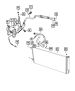 6106984AA - Air Conditioners and Heaters: Nut for Dodge: Hornet | Fiat: 500L, 500X | Jeep: Compass, Renegade | Ram: ProMaster 1500, ProMaster 2500, ProMaster 3500, ProMaster EV Image