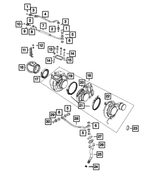 68206027AA - 6.7L Turbo Diesel; Engine: O Ring for Ram: 2500, 3500 Image