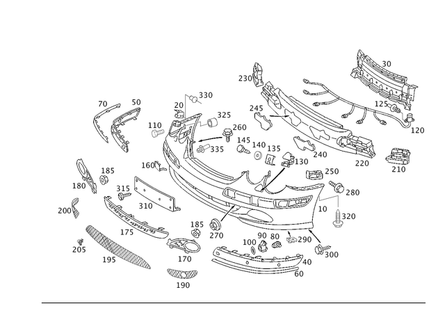 9882582 - : Tarpaulin Eyelet for Mercedes-Benz Image