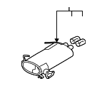 1571B005 - Exhaust: Exhaust Muffler for Mitsubishi Image