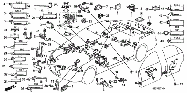 Harness Band - Bracket for 1999 Acura RL #0