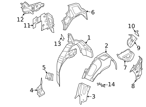 Inner Structure for 2024 Porsche Taycan #0