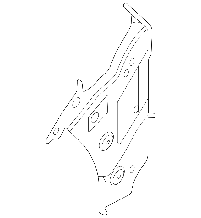 2020-2025 Porsche Taycan Corner Panel 9J1-813-515-Y-GRV | OEM