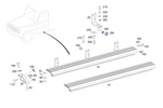 4635202800 - : Running Board for Mercedes-Benz Image