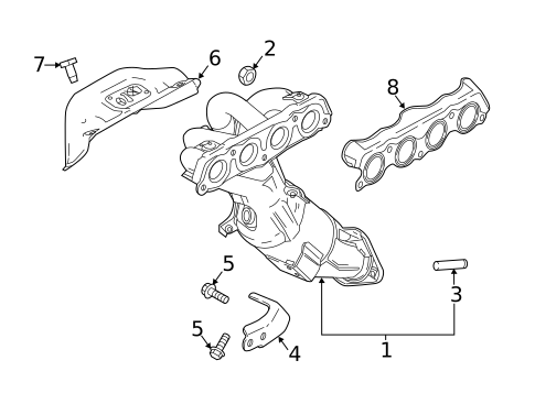 Exhaust Manifold for 2018 Mazda MX-5 Miata #0