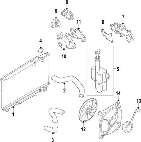 Cooling System for 2010 Hyundai Genesis Coupe #0