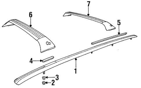 Roof Rack for 1993 BMW 525iT #0