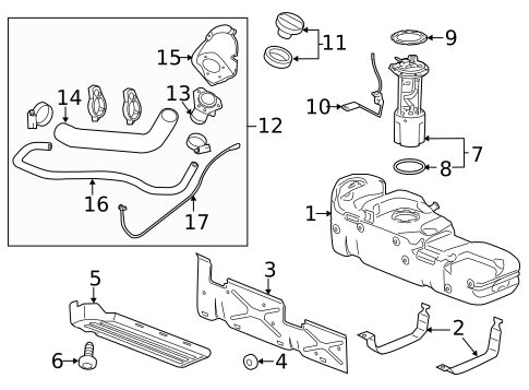 Hardware, Fasteners & Fittings for 2011 Chevrolet Silverado 3500 HD #0