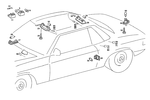 8208201 - Electrical System: Interior Lamp for Mercedes-Benz Image