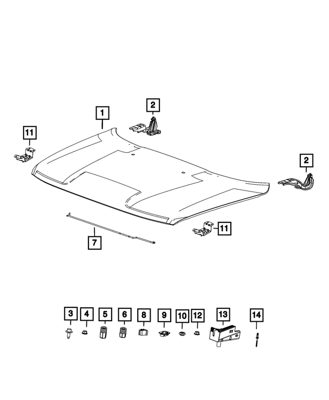 6107193AA - Body Sheet Metal Except Doors: Screw for Mopar Image
