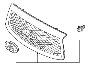 623106GW0A - : Grille Assembly for INFINITI: QX80 Image