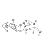 6505322AA - : Hose Clamp Clamp for Mopar Image