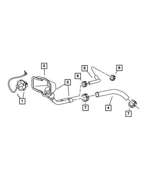 Fuel Tank Filler Tube for 2003 Dodge Ram 2500 #0
