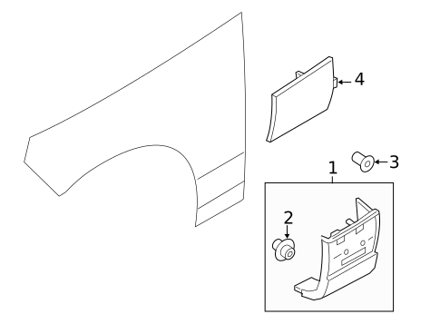 Exterior Trim - Fender for 2020 Land Rover Range Rover #0