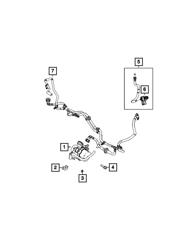 68455171AB - Brakes: Vacuum Pump for Dodge: Hornet | Jeep: Compass Image
