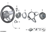 32305B4FF40 - Steering: Steering Wheel Electronic Control for BMW Image