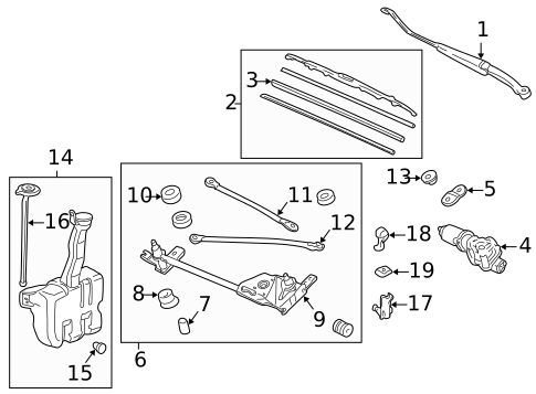 Wipers for 1998 Honda Accord #0