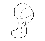 76810S82C01 - Body: Washer Nozzle for Honda: Accord Image