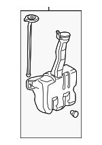 76840S4KA02 - Body: Reservoir Assembly for Honda: Accord Image