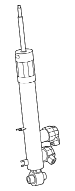 PAC513028 - : Shock Absorber for Porsche: Macan Image