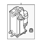 64509891030 - HVAC: Condenser for BMW: 530e, 530e xDrive, 530i, 530i xDrive, 540i, 540i xDrive, 640i xDrive Gran Turismo, 740e xDrive, 740i, 740i xDrive, 745e xDrive, 840i, 840i Gran Coupe, 840i xDrive, 840i xDrive Gran Coupe Image