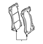 87862858 - Brakes: Disc Brake Pad Set for GM Image image