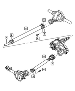 V5015694AB - : U-Joint Kit, Value Line for Dodge: Dakota | Jeep: Cherokee, Grand Cherokee, Liberty, Wrangler Image
