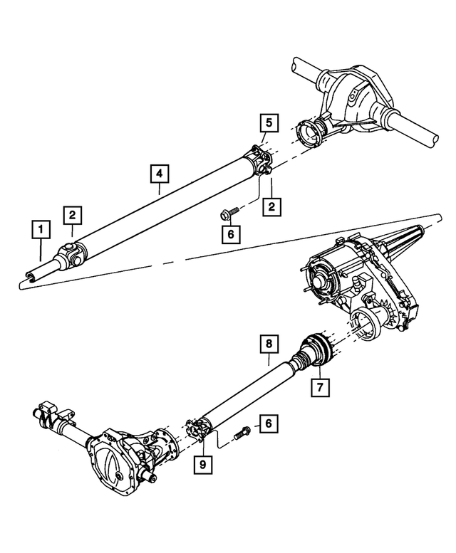 5135581AA - Propeller Shafts and U-Joints: Drive Shaft Yoke for Mopar Image image
