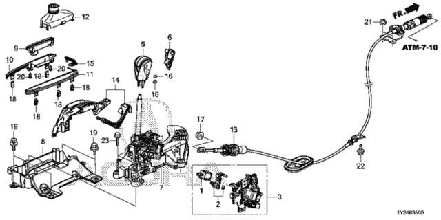 Select Lever for 2015 Acura RLX #0