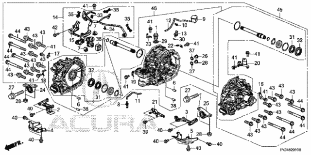Rear Differential for 2020 Acura RLX #0