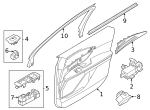 R2TZ5827406AX - Body: Door Interior Trim Panel for Ford Image