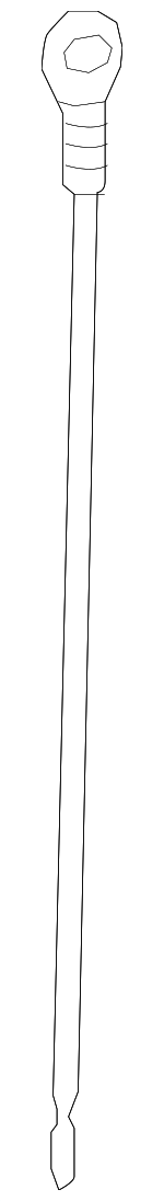 153010P040 - Engine: Dipstick for Toyota: Highlander, Sienna Image