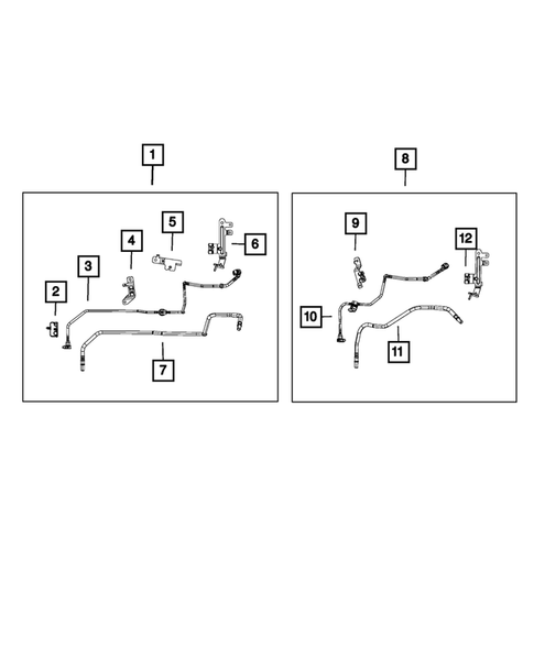 Fuel Lines and Tubes for 2021 Jeep Wrangler #0