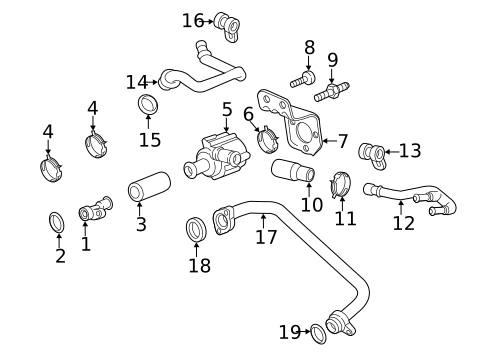 Coolant Lines for 2020 Porsche Panamera #0